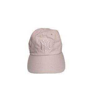 NY Yankees White on White Logo Cap